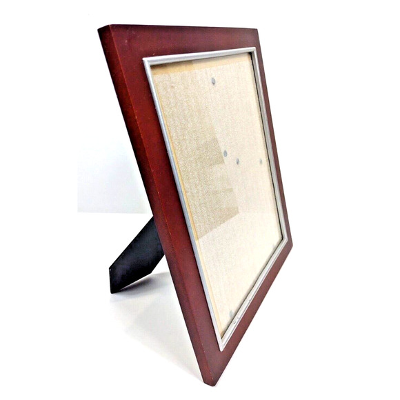 Burnes Home Accents Accents Vintage Smooth Wood Brown Photo Frame